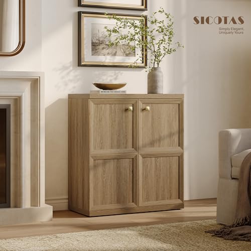 Buffet Cabinet with Storage, 92.7"W Modern Credenza for Living Room, view 4