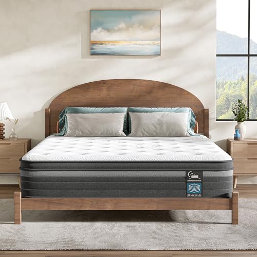 Queen Mattress 10 Inch Hybrid Mattress in a Box, view 2