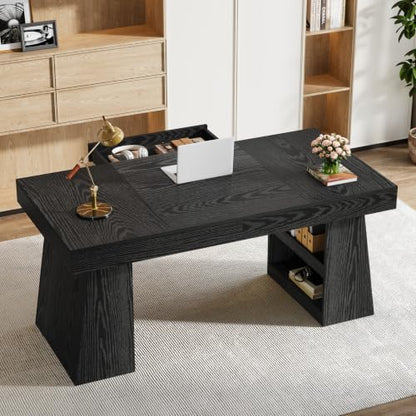 55-Inch Executive Desk with Drawer, view 5