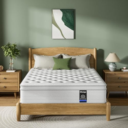 Twin Mattress 10 Inch, Hybrid Spring Mattress, Medium Firm, view 2
