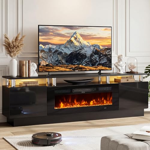 80" Fireplace TV Stand for TVs UP to 90", view 2
