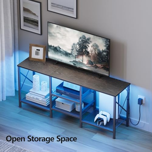 TV Stand with LED Lights for 55 Inch TV, view 6