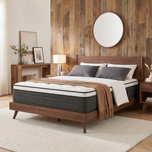 Full Size Mattress 10 Inch in a Box, Hybrid Mattresses Full Medium Firm Bed, view 2