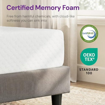 King Size 10 Inch Cooling Gel Memory Foam Mattress, Medium Feel, view 6