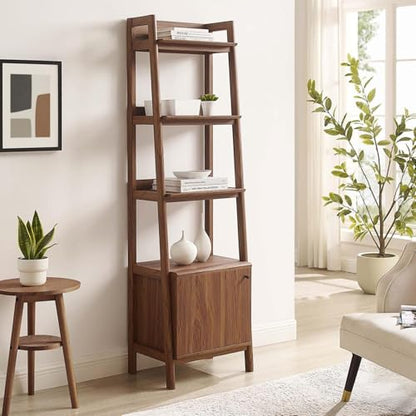 21" Bookshelf Display Case in Walnut, view 3