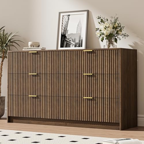 6 Drawer Dresser for Bedroom, view 2
