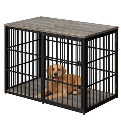 54'' XXXL Dog Crate Furniture with 3 Doors for Large Dogs, view 2