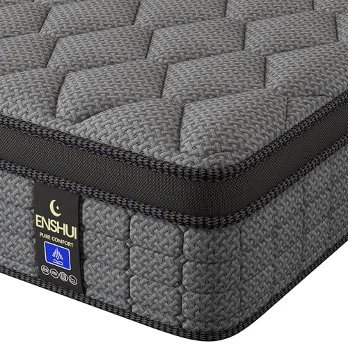 12 Inch Twin Mattress, Medium Hybrid Twin Size Mattress in a Box, view 2