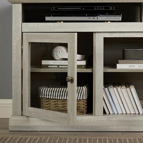 Farmhouse TV Stand for 65 Inch TV, Wide Entertainment Center Gray, view 4