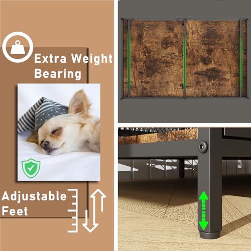 Dog Crate Furniture, Wooden Dog Kennel Table, view 4