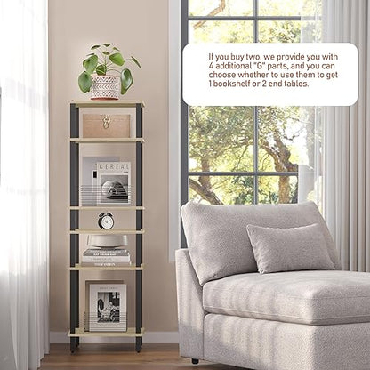 End Table, Side Table, Nightstand, 3-Tier Storage Shelf, Couch Table for Small Space, Living Room, Bed Room TB01BO049