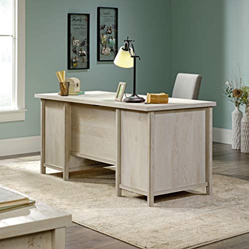 Costa Office Desk with Drawers, Executive Desk with File Drawer Storage, view 6