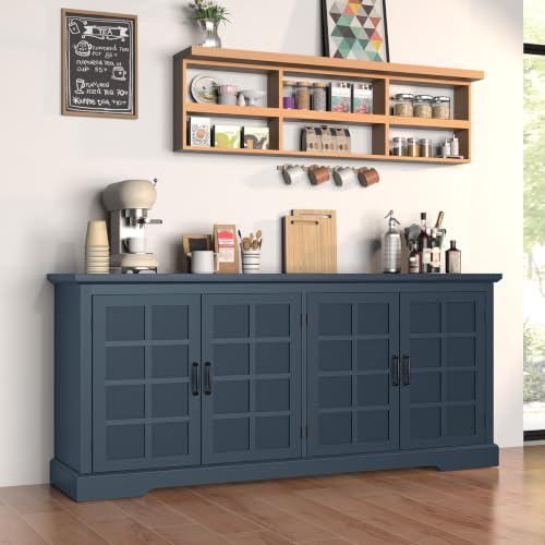 70.2" Wood Buffet Cabinet, view 8