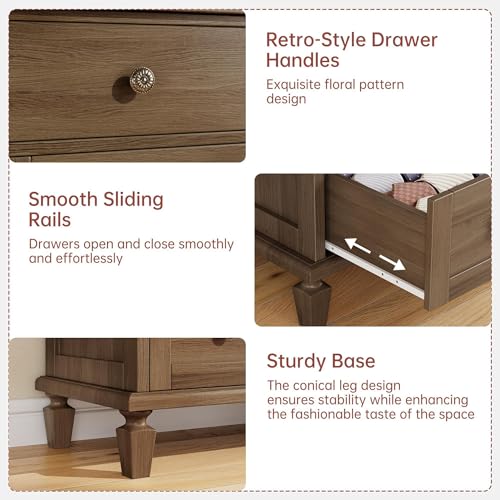 8 Drawer Dresser for Bedroom, view 6