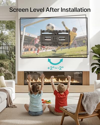 Full Motion TV Wall Mount for 37-90 Inch TVs up to 176lbs, view 7