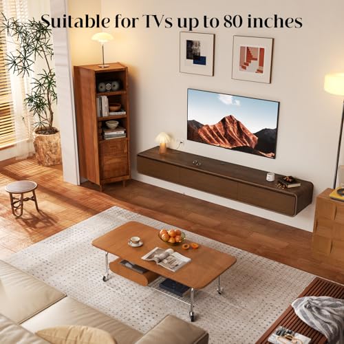 71" Floating TV Stand Wall Mounted for TVs up to 80 Inch, view 7