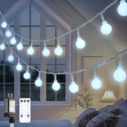100ft Globe String Lights Indoor Outdoor Waterproof, view 2