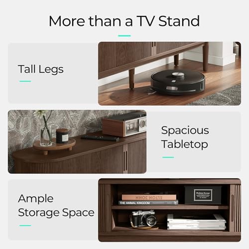 58" Fluted TV Stand for TVs up to 65 Inch, view 8