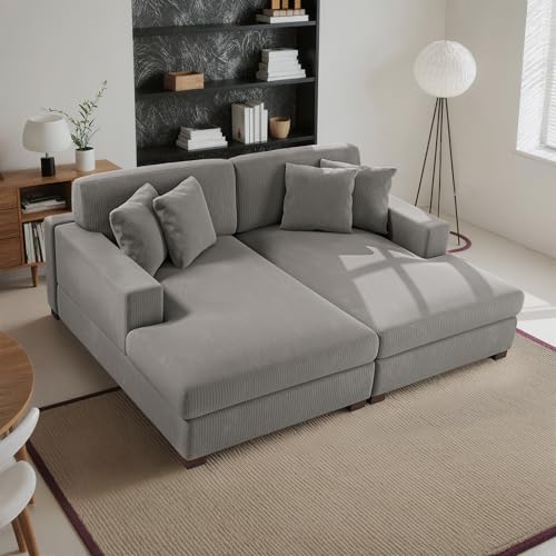 Chaise Lounge Chair Indoor, Oversized Upholstered Sofa Bed for Living Room, view 5