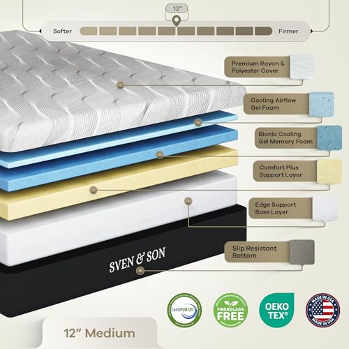 Classic Adjustable Bed Base with Gel Memory Foam, USB Lights, Zero Gravity, view 7