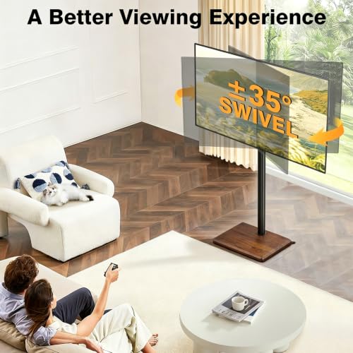 Universal Floor TV Stand with Mount for Most 32-65 Inch TV up to 88lbs, view 4