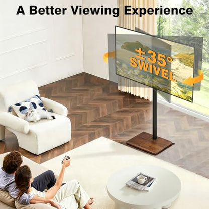 Universal Floor TV Stand with Mount for Most 32-65 Inch TV up to 88lbs, view 4