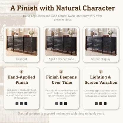 63" 9-Drawer Dresser with Power Outlet, view 4
