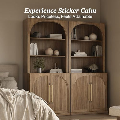 Storage Cabinet with Hutch Set of 2, view 5