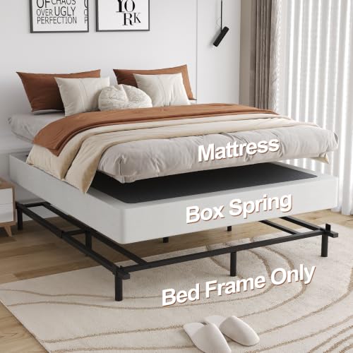 Full Size 7 Inch Low Profile Metal Platform Bed Frames, Adjustable Length, view 7