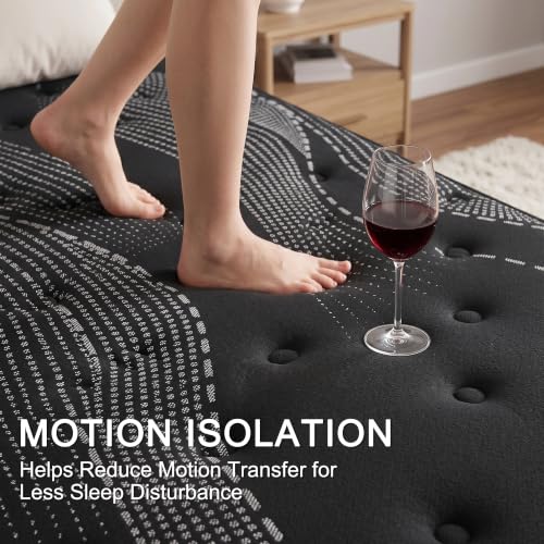 Full Size Mattress,12inch Thickness Hybrid Memory Foam Mattress in a Box, view 5
