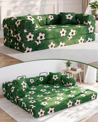 79" Convertible Sofa Bed, 6-in-1 Futon Sofa Boneless Couch in a Box, view 2
