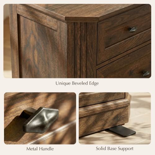 7 Drawers Dresser for Bedroom, 54" Wide Chest of Drawers w/Charging Station, view 6