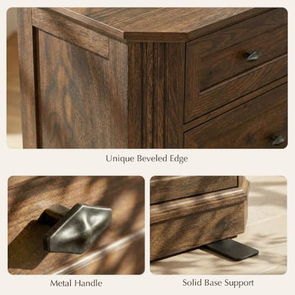 7 Drawers Dresser for Bedroom, 54" Wide Chest of Drawers w/Charging Station, view 6