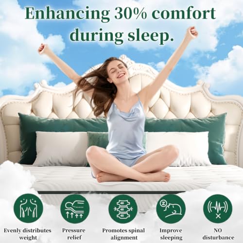 (Hotel-Level) Luxury 14 Inch Queen Size Hybrid Bed Mattress in a Box, view 4