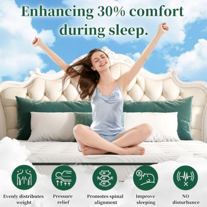 (Hotel-Level) Luxury 14 Inch Queen Size Hybrid Bed Mattress in a Box, view 4