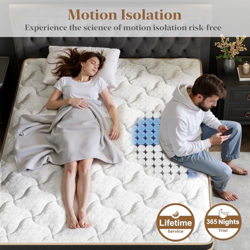 Twin Size 10 Inch Hotel Hybrid Single Mattress in a Box, view 6