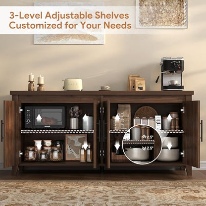 Modern Buffet Cabinet with Storage, view 4