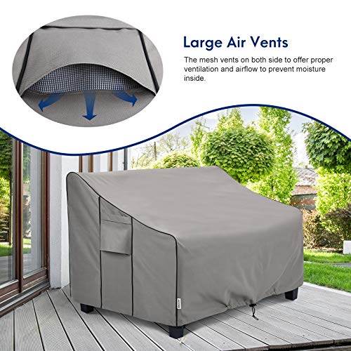 Outdoor Patio Furniture Covers Waterproof,Durable 3-Seater Sofa Cover Fits up to 79W x 38D x 35H inches