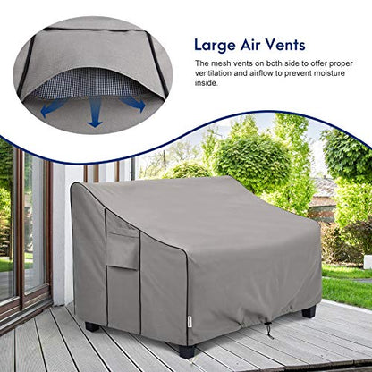 Outdoor Patio Furniture Covers Waterproof,Durable 3-Seater Sofa Cover Fits up to 79W x 38D x 35H inches