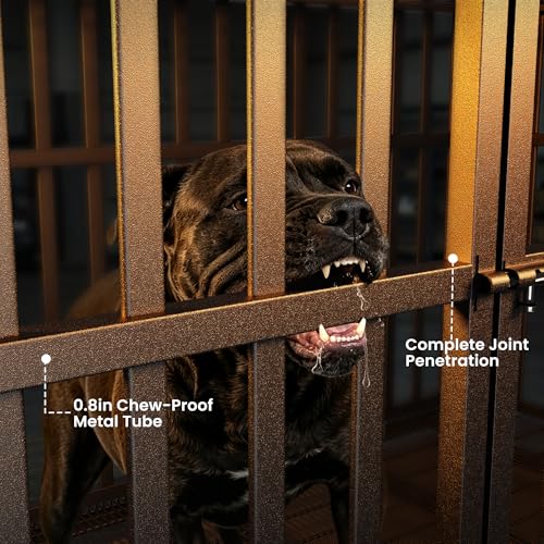 48 Inch Heavy Duty Dog Crate, Indestructible Kennel for Large Dogs, view 4