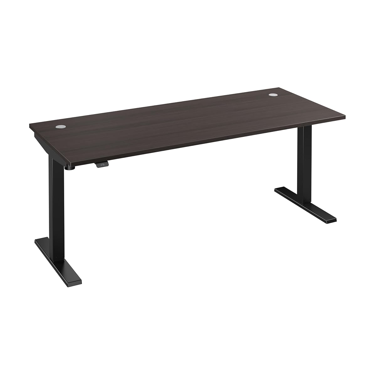 Bush Business Furniture 72-inch Electric Height Adjustable Standing Desk, Ergonomic Sit-Stand Computer Table for Home and Professional Office, Move 40 Series, Storm Gray with Black Base