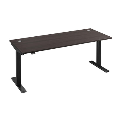 Bush Business Furniture 72-inch Electric Height Adjustable Standing Desk, Ergonomic Sit-Stand Computer Table for Home and Professional Office, Move 40 Series, Storm Gray with Black Base