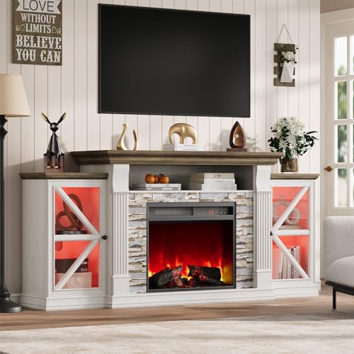 Electric Fireplace TV Stand, view 3