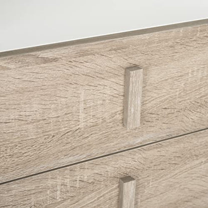 Safavieh Home Collection Kefton Lacquer Cabinet, White/Oak