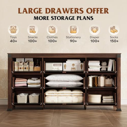 Brown Dresser for Bedroom, view 5