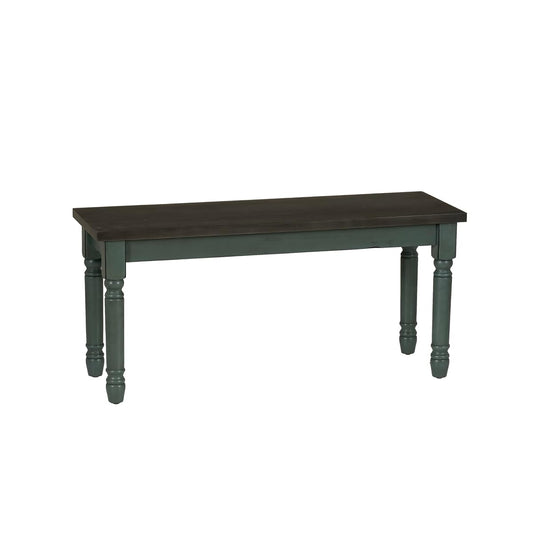 Powell Furniture Willow Dining Bench, Multicolor, 40”W x 14.02”D x 18.31”H