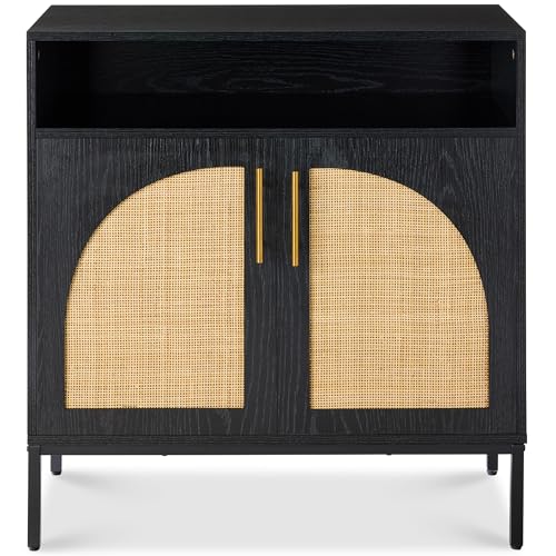 Rattan Sideboard Buffet Cabinet, Entryway Table, Accent Storage Cabinet, view 2