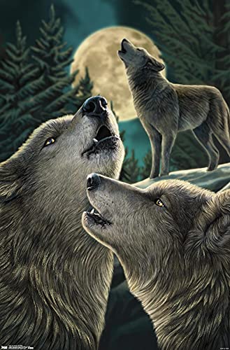 Lisa Parker - Wolf Song Wall Poster, 22.375" x 34", Unframed Version