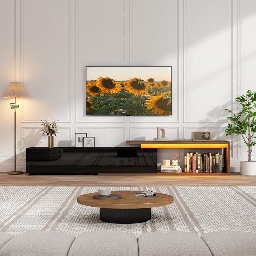 Extendable TV Stand with LED Light, view 7
