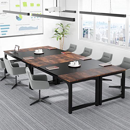 70.8”Executive Desk, Large Office Computer Desk with Thicken Frame, view 6
